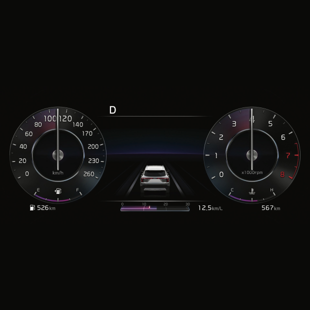 10,25" цифровая приборная панель